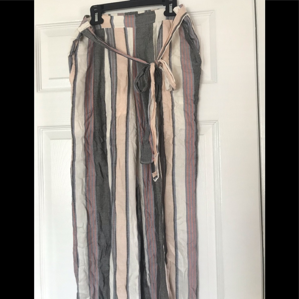 Pinstripe Palazzo Pants